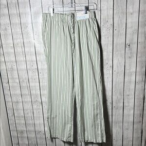 Project/rebel striped wide leg pants size large
